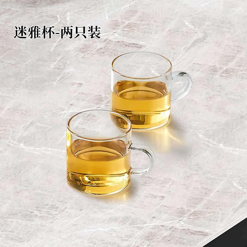 捷安玺玻璃月牙公道杯茶漏一体茶具过滤泡茶杯滤网功夫茶壶分茶器