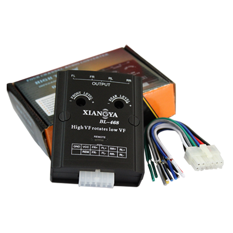 汽车功放4路有源高转低无损线束专车专用低音炮4进4出音频转换器