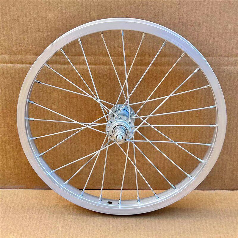 儿童自行车钢圈铝圈前后轮12-16-20寸单车轮毂轱辘童车配件通用。