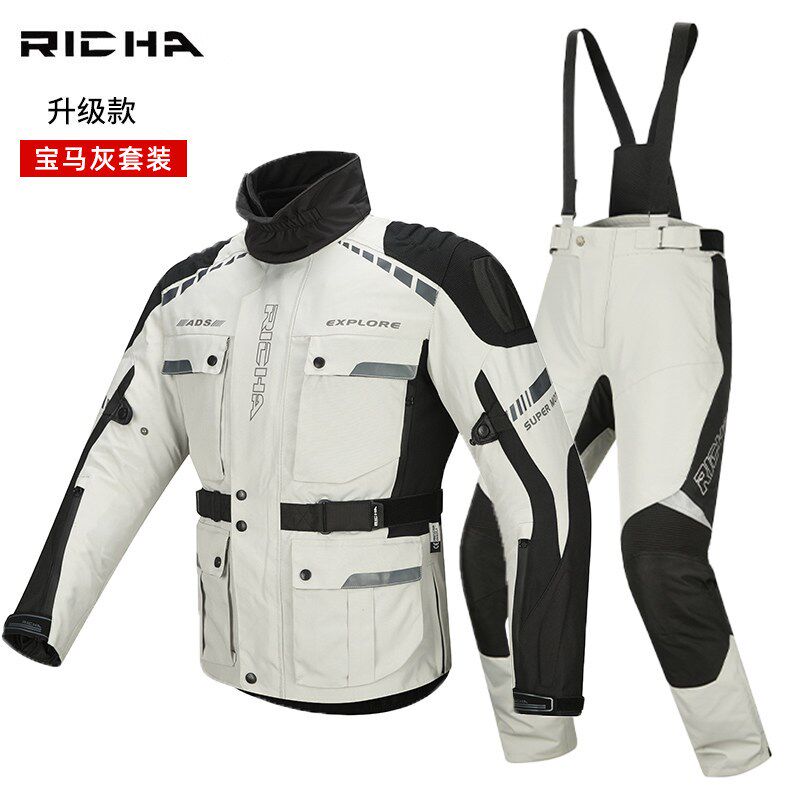 RICHA鲁滨骑行服摩托车男冬季保暖越野拉力服女四季摩旅赛车服