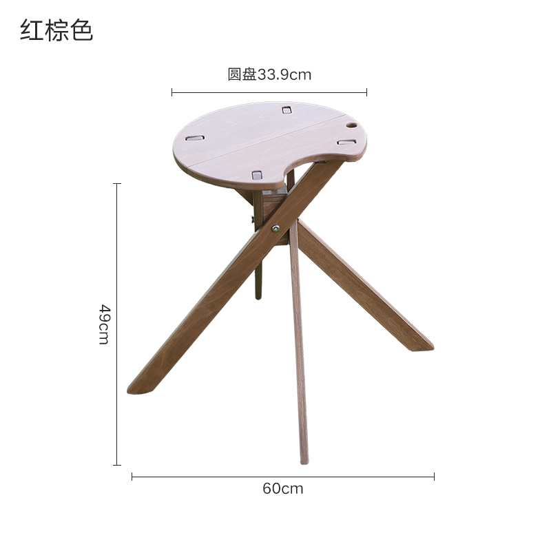 户外露营折叠置物架水桶架可携式折叠凳多功能角几小圆桌野营马扎