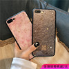 Drip gel flash/Gold foil Apple Xs/XsMax/xr Hearts iPhone8plus Japan and South Korea Retro Chaopai 7plus originality Shell 6sp All Inclusive 6 Plaid Mobile phone shell