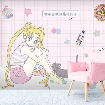 月野兔卡通美少女战士壁纸ins动漫周边海报壁画女孩卧室宿舍墙纸