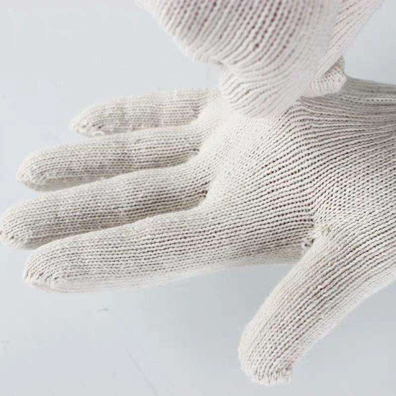 手套劳保加厚耐磨棉线手套工作劳动尼龙棉纱手套工人干活劳保新款