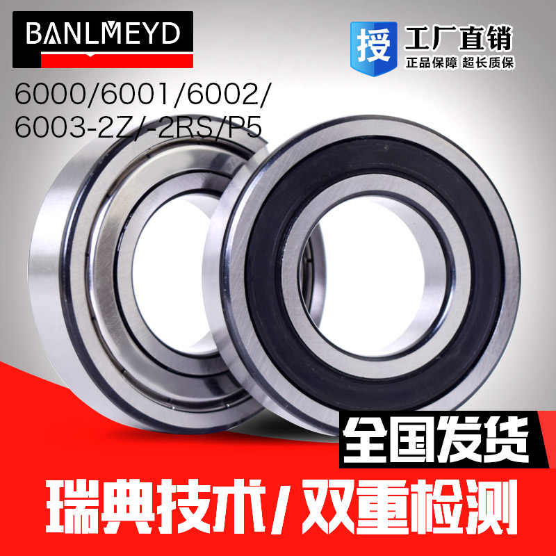 瑞典正品BMD进口带卡簧槽轴承