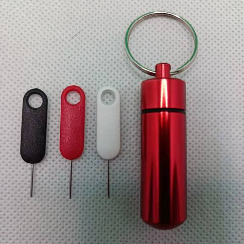 3支装加长防丢手机取卡针 个性插卡器 随身钥匙扣拔卡针 送收纳瓶 - 封面