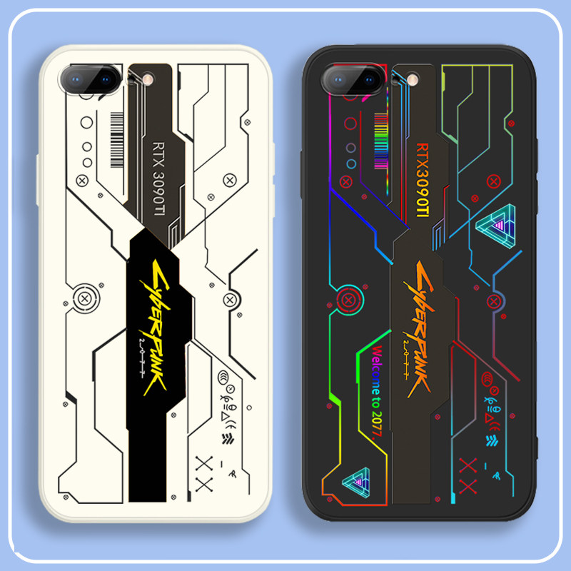 2077赛博朋克苹果8plus手机壳iPhone7/8酷帅男7plus防摔8p全包边镜头iPhonese3卡通7P软胶保护套七rplus八se2