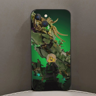 乐高幻影忍者Lego适用苹果14promax手机壳iphone14小米13 硅胶OPPO保护套vivo新款ip13防摔 华为mate40