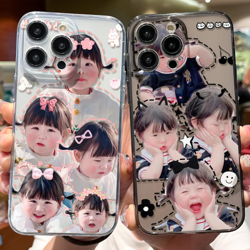 抖音网红瑶一瑶小肉包适用苹果13promax手机壳14pro可爱iPhone11情侣12硅胶xsmax新款XR/X搞怪8plus透明7p6女