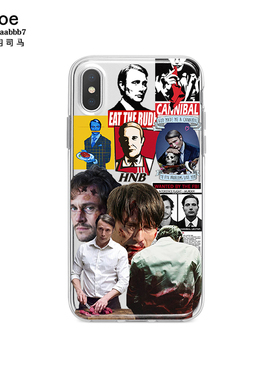 原创美剧周边汉尼拔手机壳适用于iphone678plus苹果xs 11 pro max