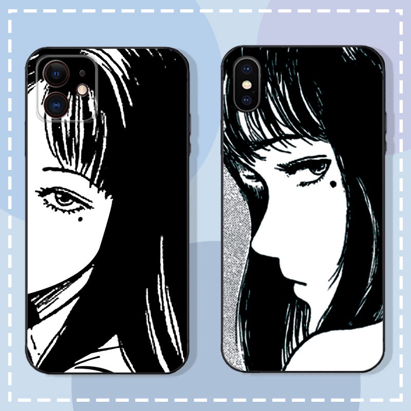 川上富江手机保护壳适用vivoX90暗黑X7/X9/X9s/X70/X70t/X80/X30/X50/X60/X60t/Pro+/Plus/天玑曲屏版苹果iph