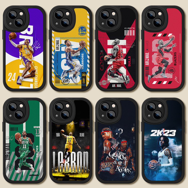 NBA篮球员明星手机壳适用vivoX9080科比706050库里3027PRO杜莫兰特Z6/3i安东尼约翰逊吉米巴特勒保罗乔治麦迪
