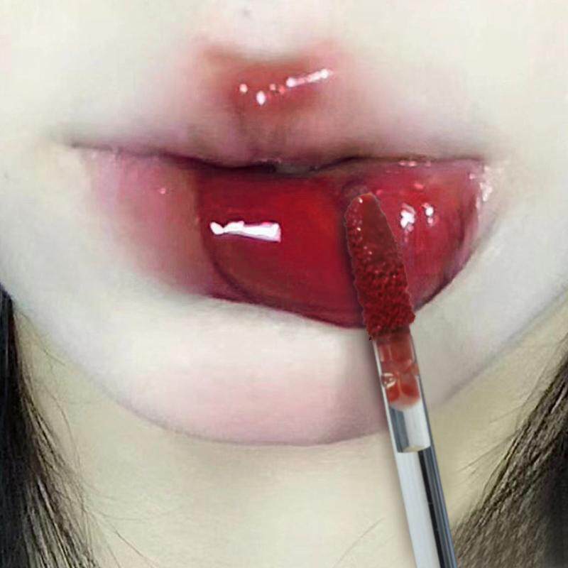 透明感白开水唇釉学生显白口红