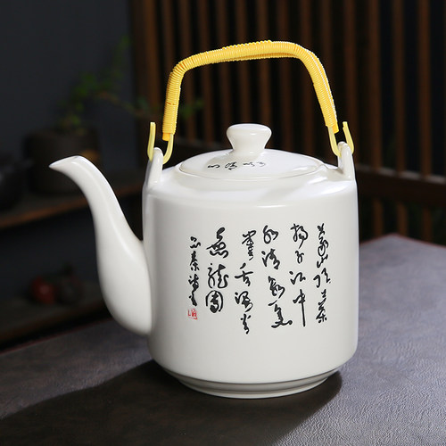 毅煊复古老式陶瓷大容量个茶壶