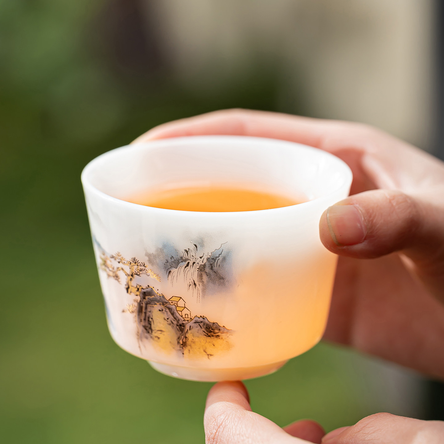 德化白瓷璞玉高档功夫主人杯