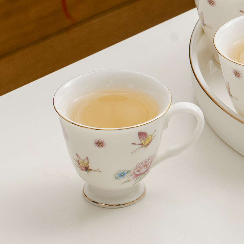毅煊小清新陶瓷防烫茶杯