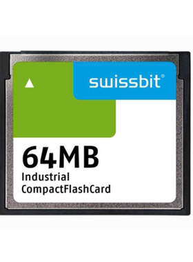 SFCF0064H1BK1WI-C-MS-513-STD INDUSTRIAL COMPACT FLASH CARD C