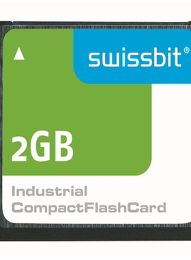 SFCF2048H1BK1TO-I-DT-553-SMA MEMORY CARD COMPACTFLASH 2GB SL