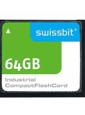 SFCF064GH1AF4TO-I-LT-52P-STD MEM CF CARD 64GB FLASH PSLC