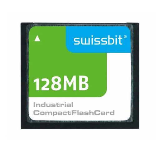 SFCF0128H1BK1TO-C-MS-553-SMA MEM CARD COMPACTFLASH 128MB SLC