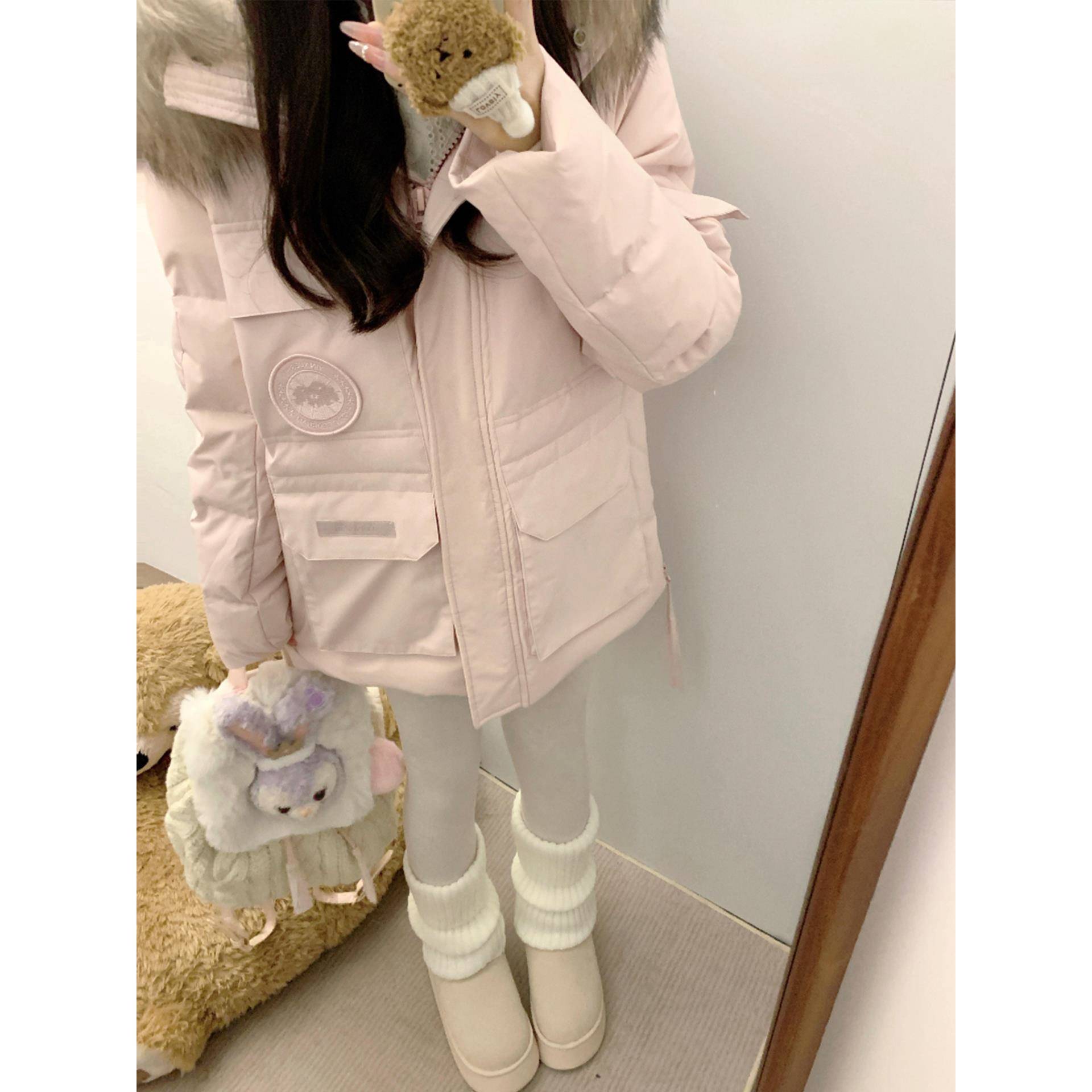 派克服棉服女款2025新款冬季加厚韩系羽绒棉袄小个子超好看外套潮