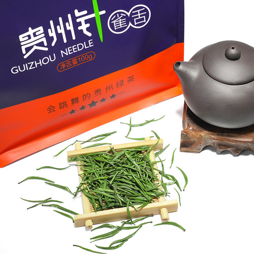 栗香萦道贵州湄潭绿茶贵州针袋装茶叶100g/袋办公室口粮茶