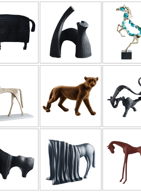 树脂/金属/绒布/大理石简约现代