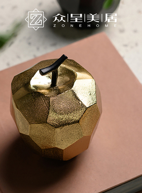 铝简约现代样板间装饰摆件