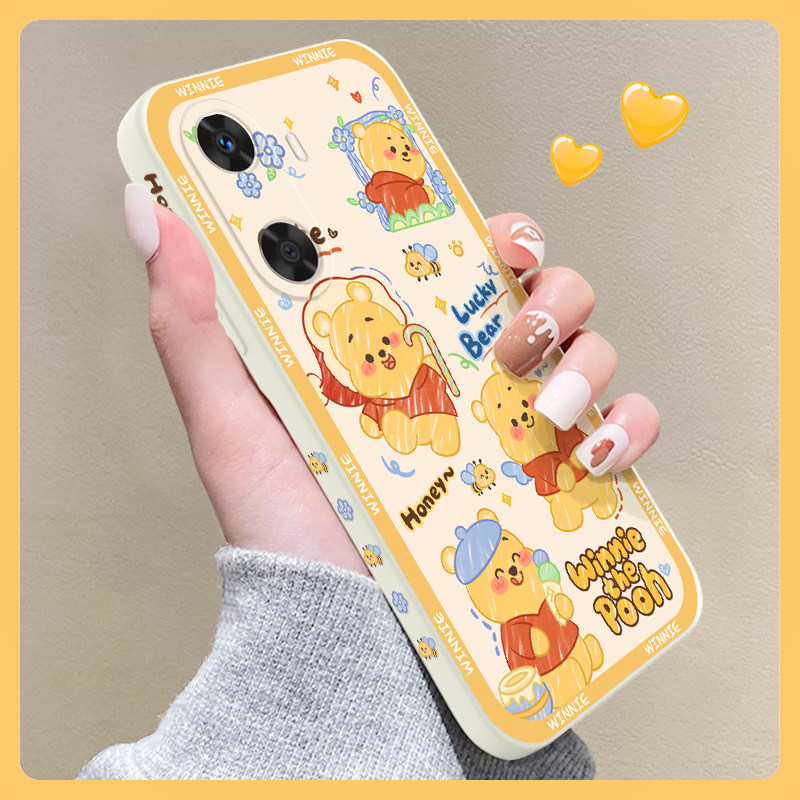 卡通涂鸦小熊适用华为畅享60手机壳畅享50/20可爱畅亨20pro液态10plus硅胶超薄20E防摔新款20se软壳9s女PRO套