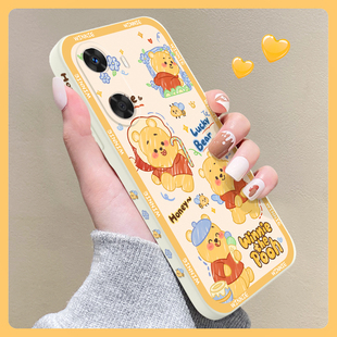 卡通涂鸦小熊适用华为畅享60手机壳畅享50 20se软壳9s女PRO套 20可爱畅亨20pro液态10plus硅胶超薄20E防摔新款