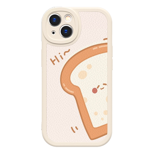 卡通煎蛋适用苹果13手机壳iphone14pro华为nova10新款15红米k40小羊皮小米10可爱reno8软oppo女荣耀vivo外套