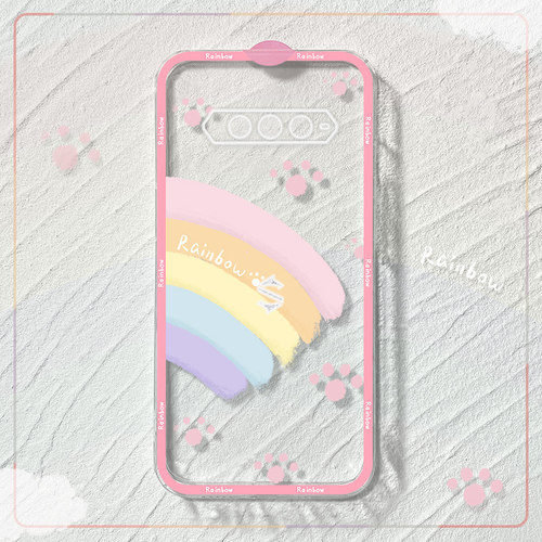 黑鲨4手机壳透明可爱防摔