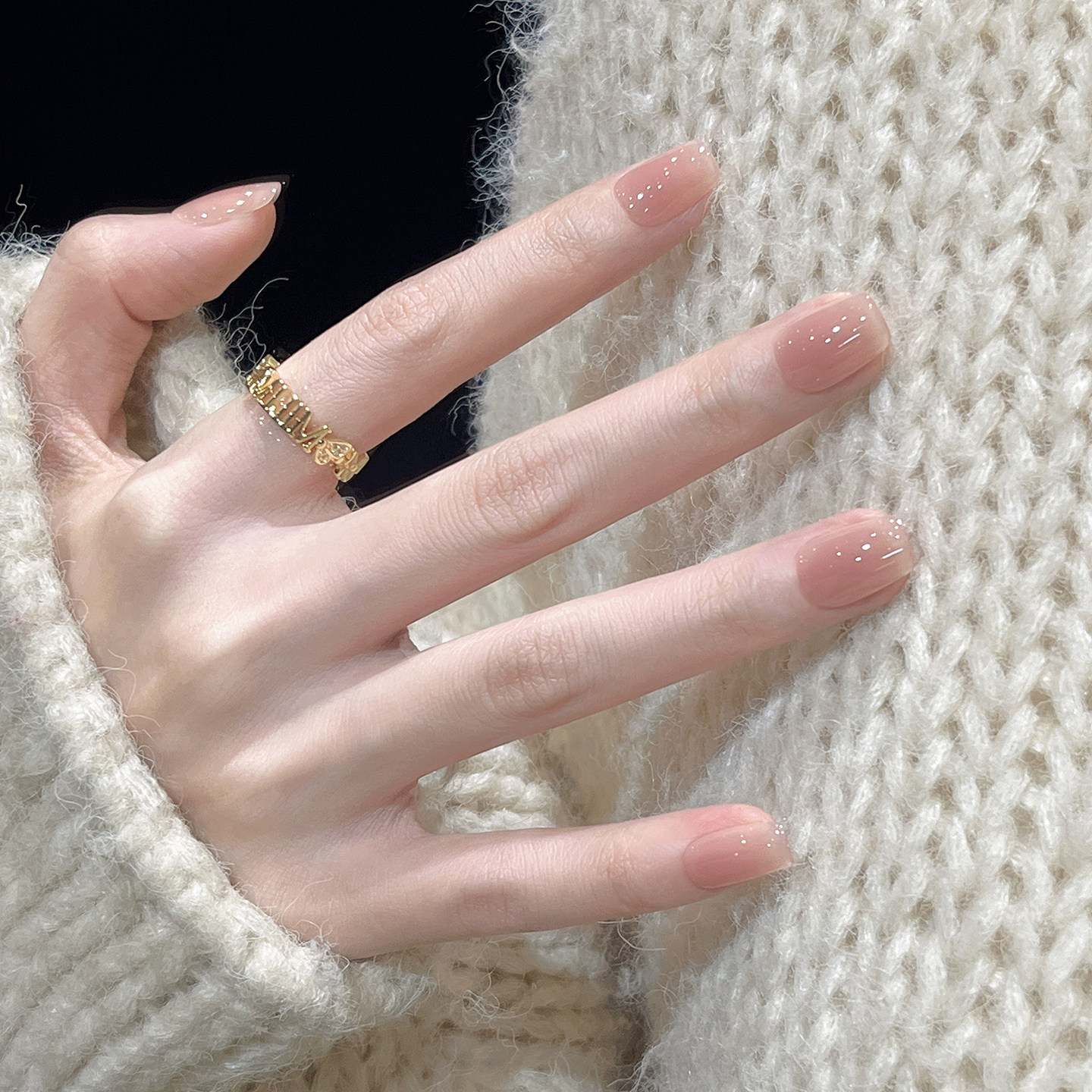 手工穿戴甲短款学生党温柔裸色2026新款高级感简约指甲贴片爱丽丝,彩妆/香水/美妆工具,穿戴甲/甲片,淘宝优惠券,粉丝福利购,淘宝优惠卷