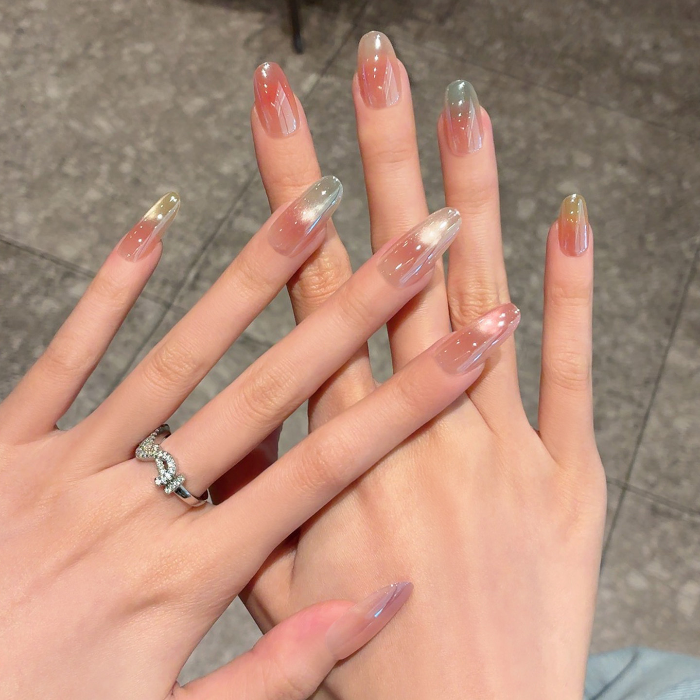 纯手工穿戴甲2026新款高级感糖果色渐变电镀猫眼美甲贴片甜镀鎏彩,彩妆/香水/美妆工具,穿戴甲/甲片,淘宝优惠券,粉丝福利购,淘宝优惠卷