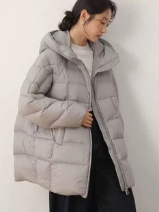 高品质中长款 907 连帽90白鸭绒羽绒服