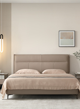 全友家居 家具家私正品 93562 皮床卧室1.8米双人软包真皮婚软床