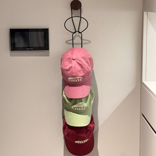 胡桃木吸盘帽子挂钩收纳神器免打孔围巾帽子置物架门后包包挂钩