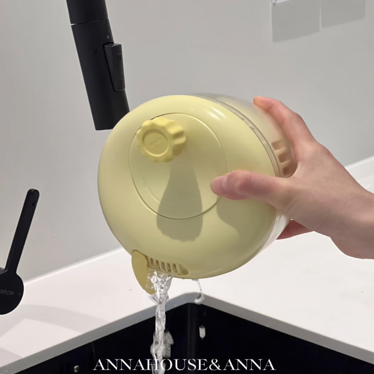 迷你抱抱脱水器水果沙拉甩水神器手动甩干机甩菜器沥水洗水果蔬菜