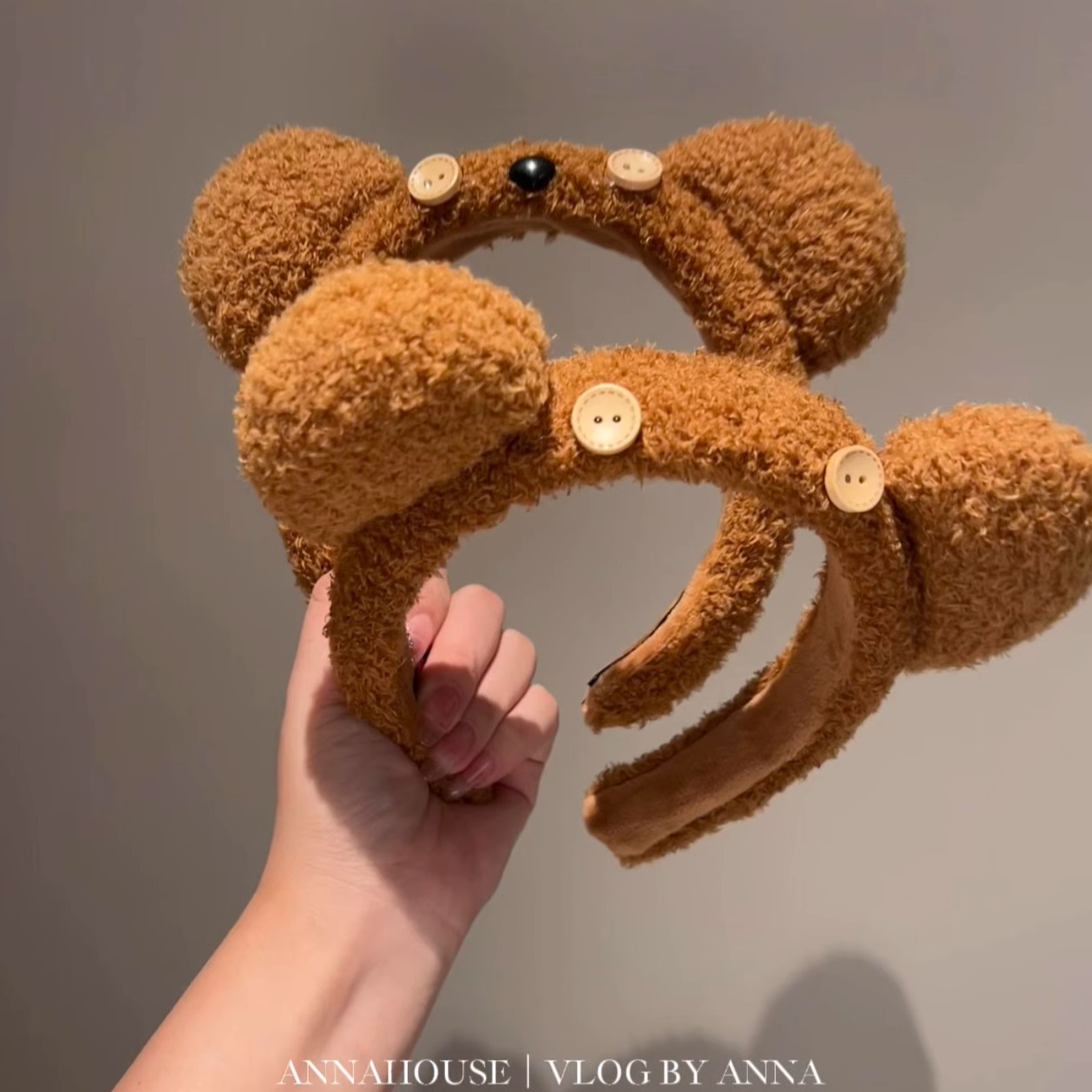 ANNAHOUSE家居馆 环球影城发箍 同款tim熊毛绒乐园卡通