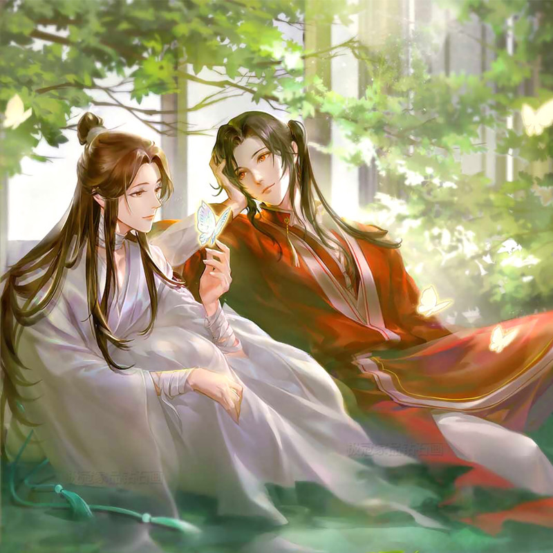 天官赐福5d钻石画满钻古风人物谢怜花城点钻十字绣手工贴钻石绣