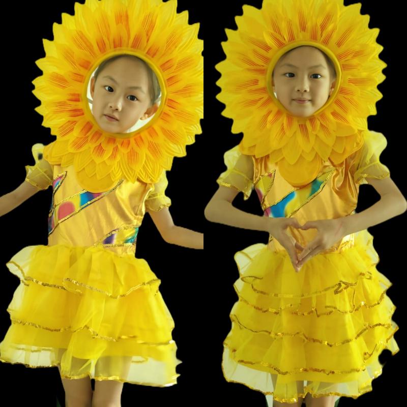 六一儿童演出服装向连衣裙