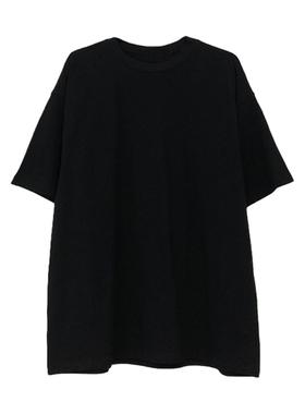 CHARON 高街基础款纯色休闲大码宽松短袖T恤男oversize上衣打底衫