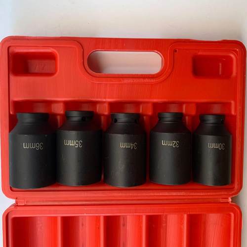 德国进口1寸大风炮套筒气动加强重型套筒加长75省力扳手轮胎加深