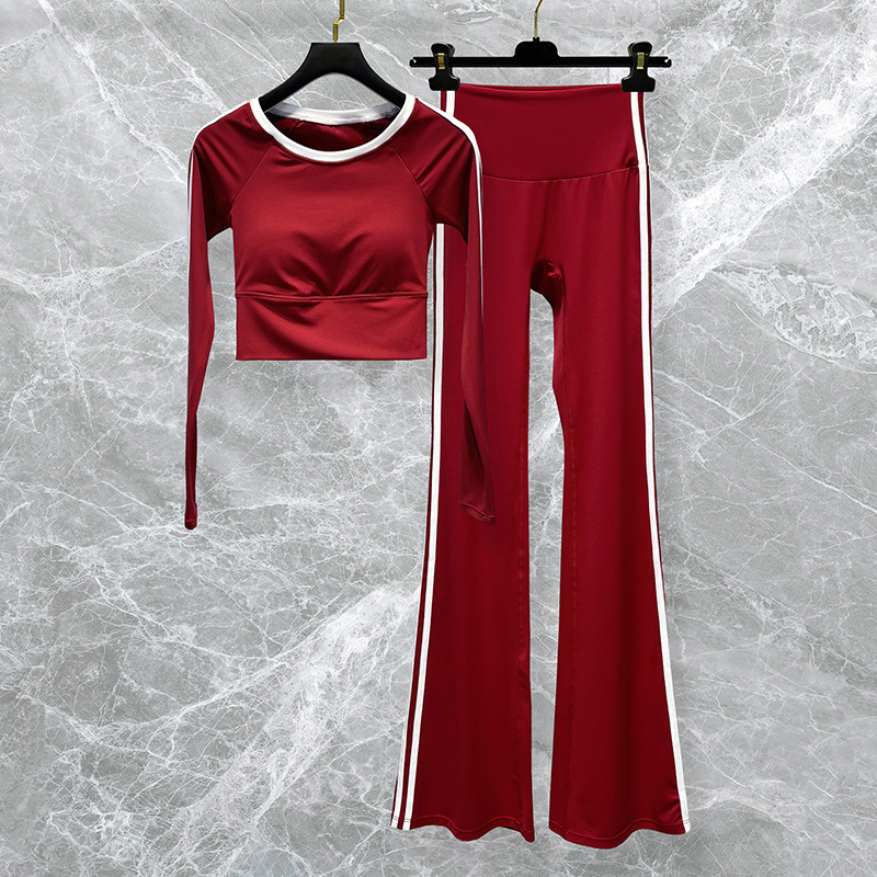 2025新款长袖瑜伽服套装女高级感