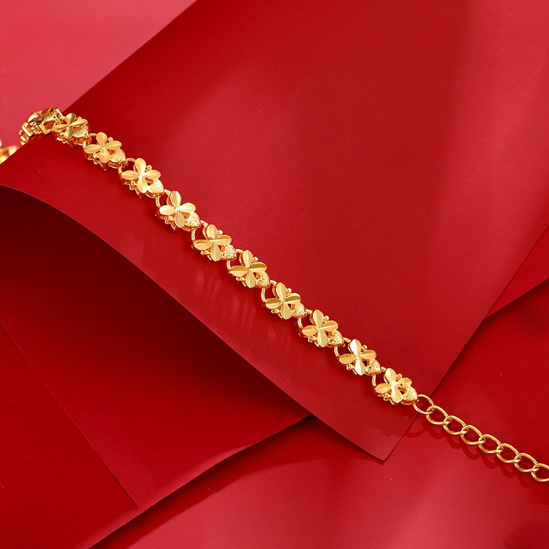 四叶草手链女2025新款轻奢小众