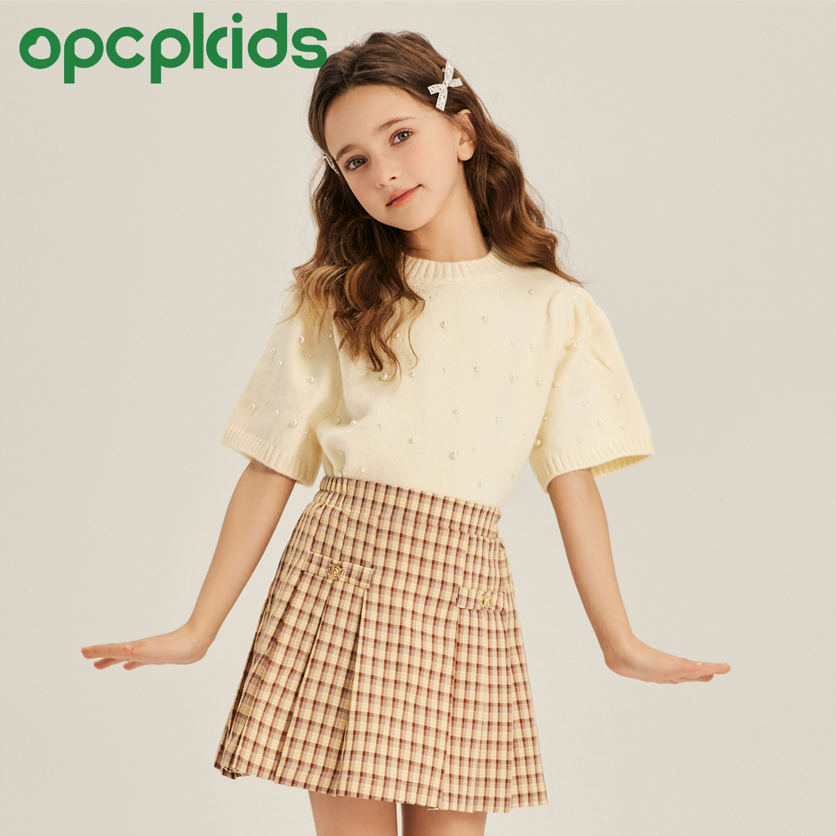 女童针织衫2025新款夏季