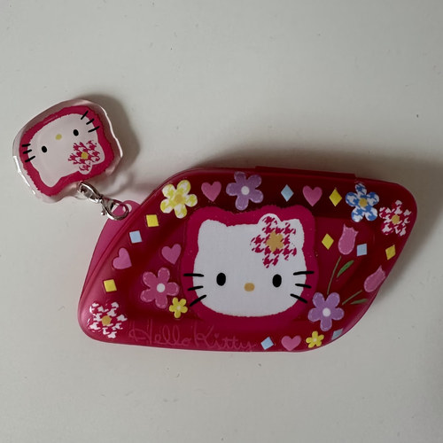 苹果头hellokitty牙线盒手工diy便携式携带可爱轻奢高级随身迷你