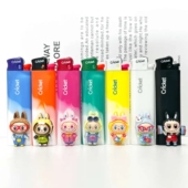 2026新款 Labubu拉布布手作打火机cricket草蜢砂轮打火机女生礼物