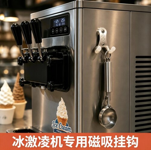 冰淇淋机磁吸防滑挖球勺挂架