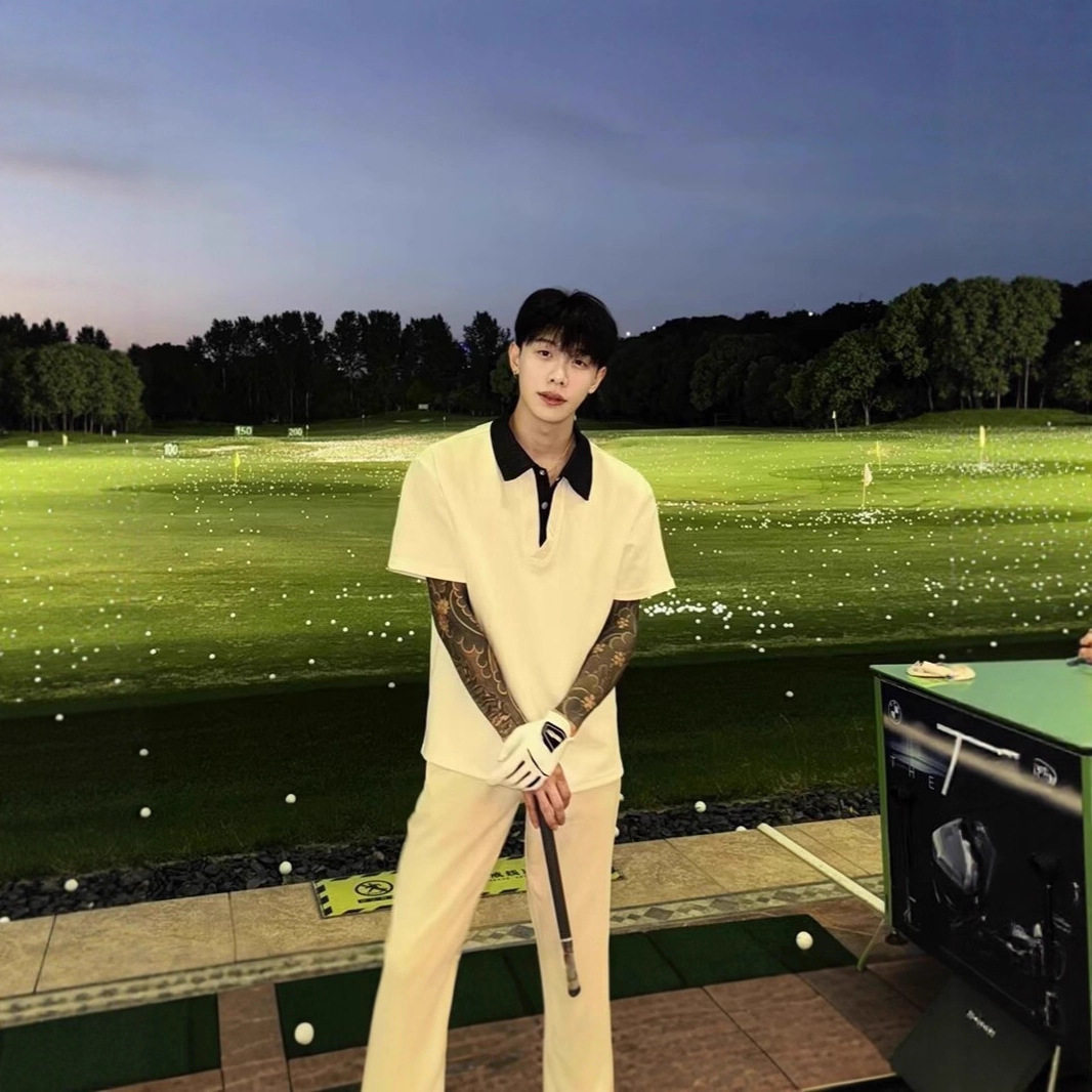 美式假两件Polo短袖12
